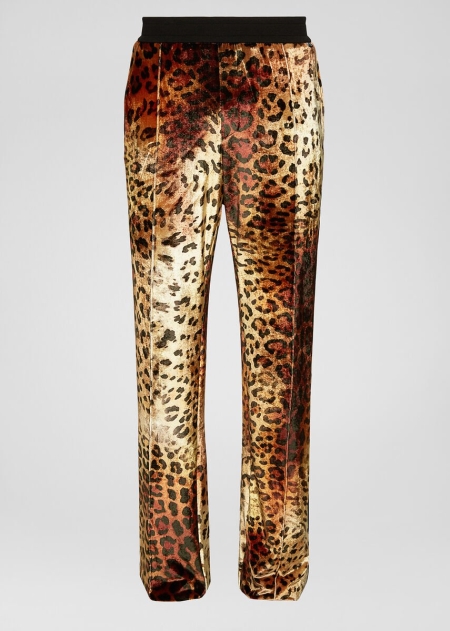 Versace Pop Animalier Print Träningsbyxor Herr - 510346VIG